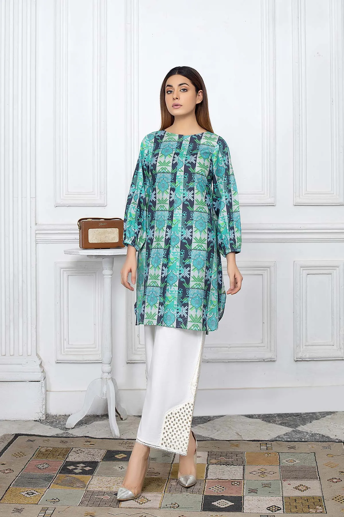 1-Pc Digital Printed Lawn Shirt CPM22-17