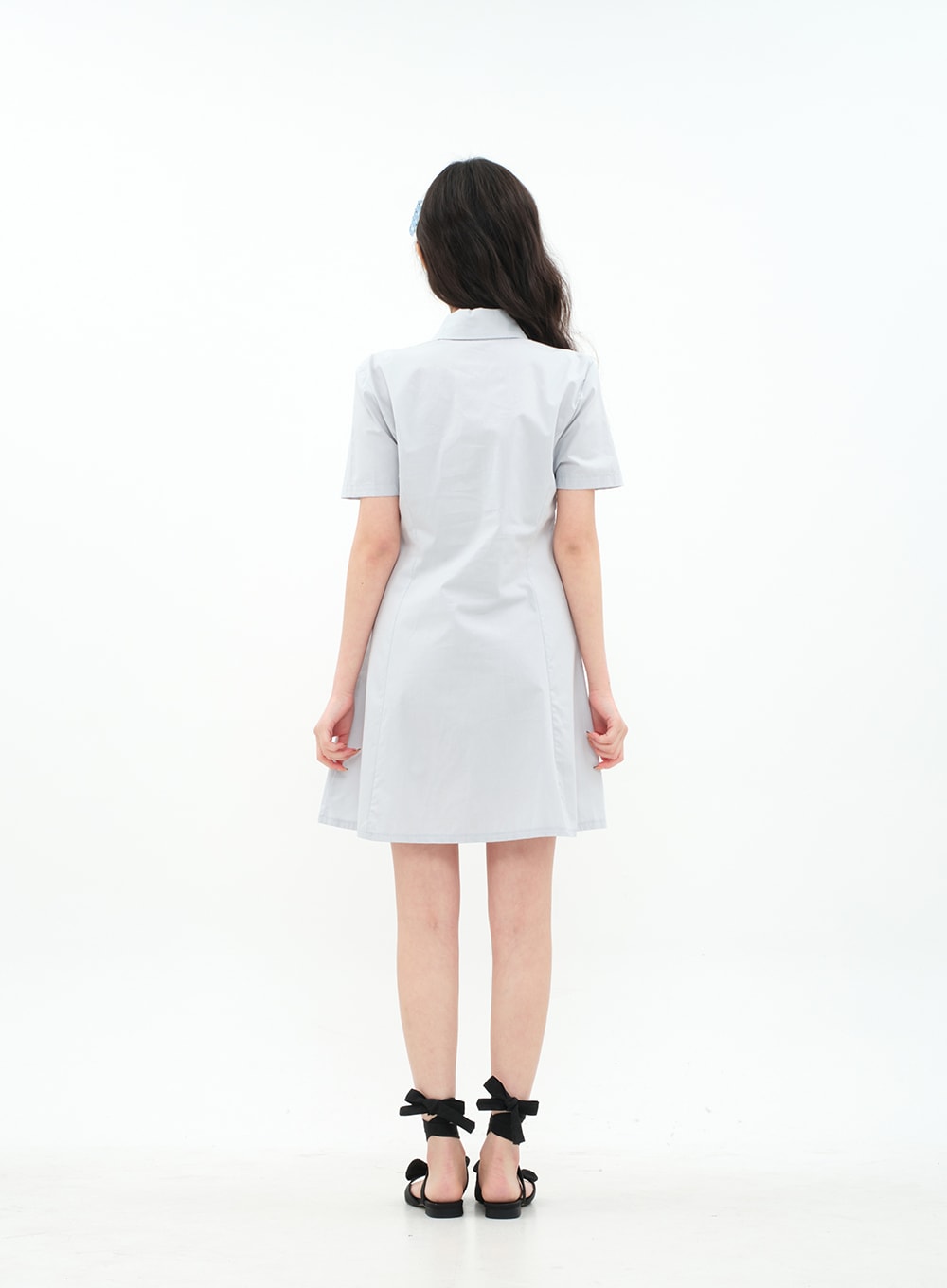 A-line Mini Shirt Dress BA11