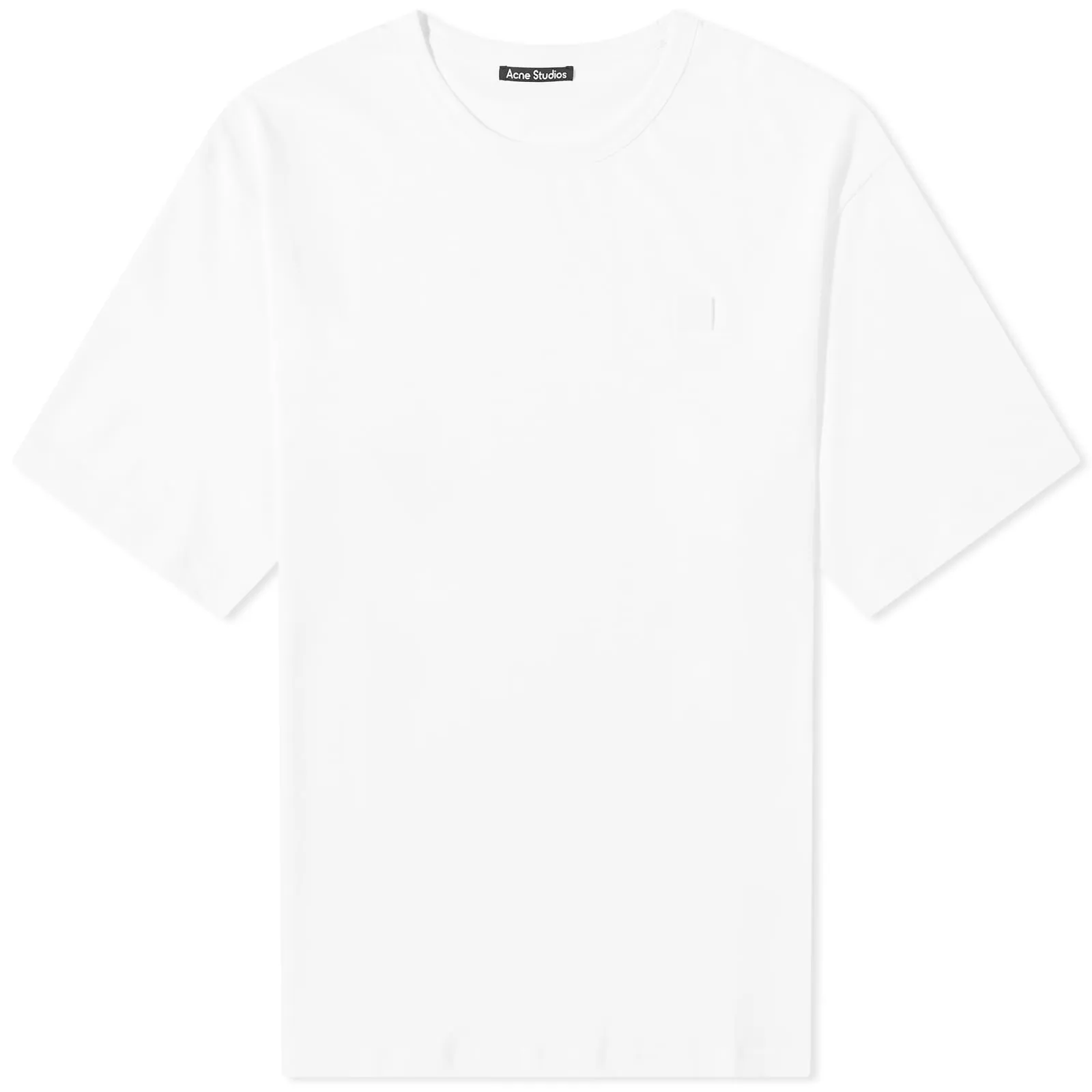 Acne Studios Exford Face T-ShirtOptic White