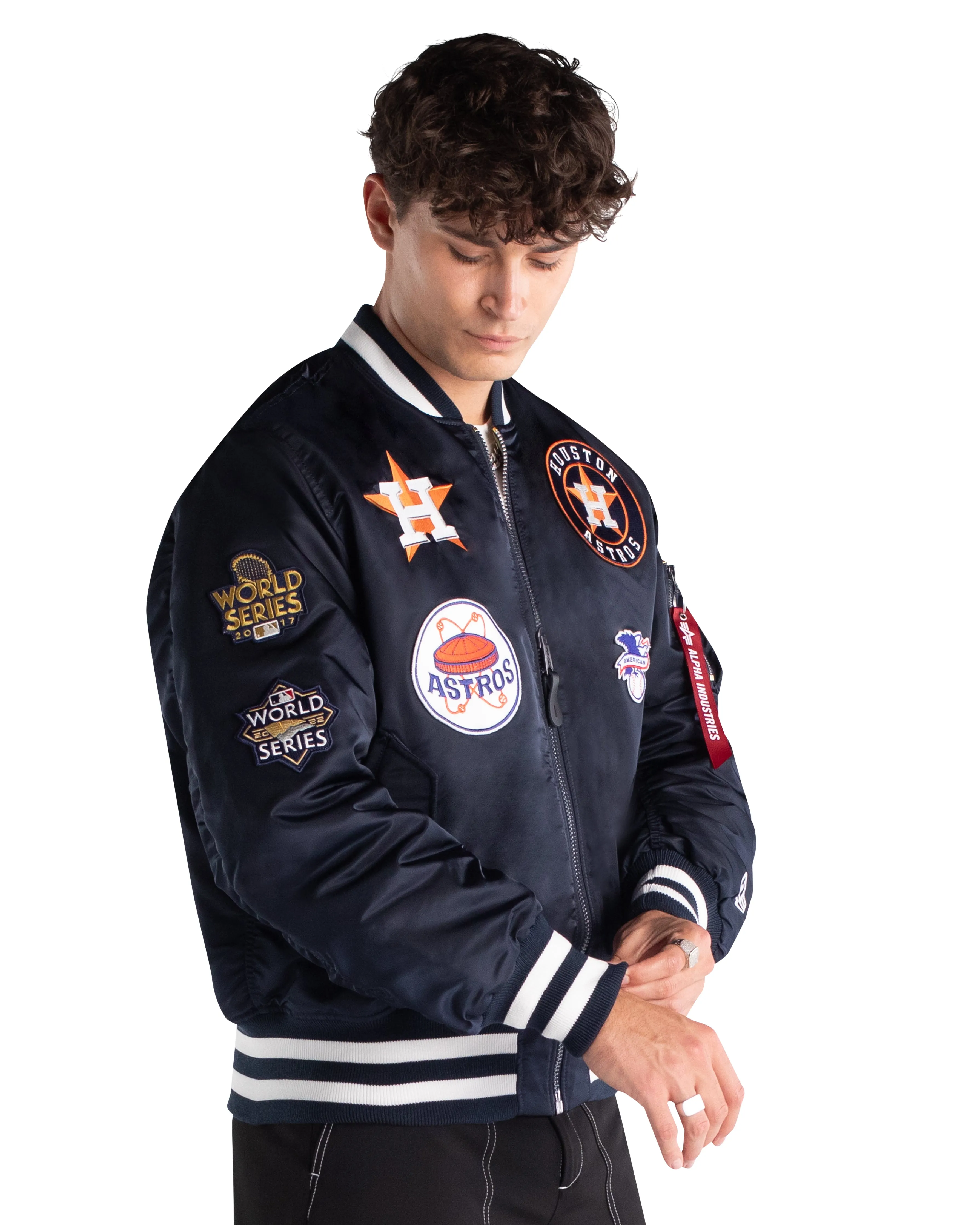 Alpha Industries X Atlanta Braves MA-1 Bomber Jacket