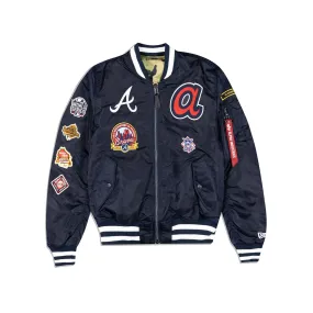 Alpha Industries X Atlanta Braves MA-1 Bomber Jacket