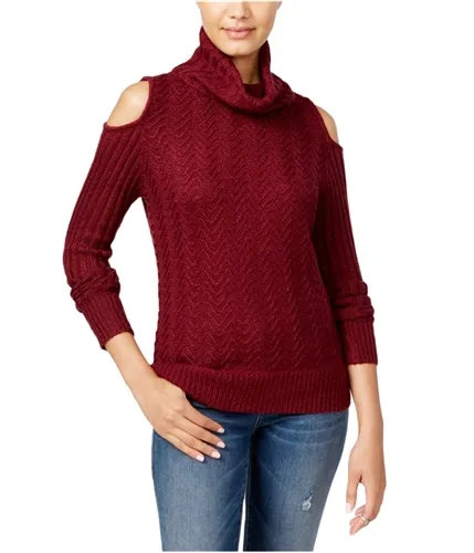 American Rag Womens Cold Shoulder Textured Pullover Sweater