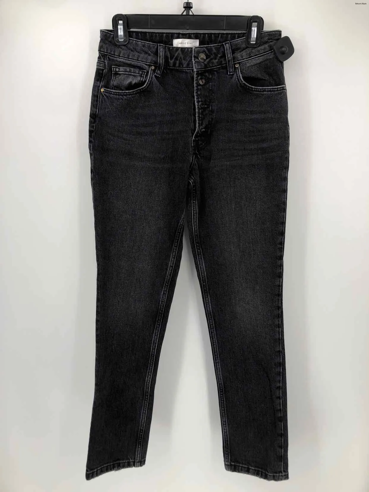 ANINE BING Black Denim High Rise Skinny Size 27 (S) Jeans