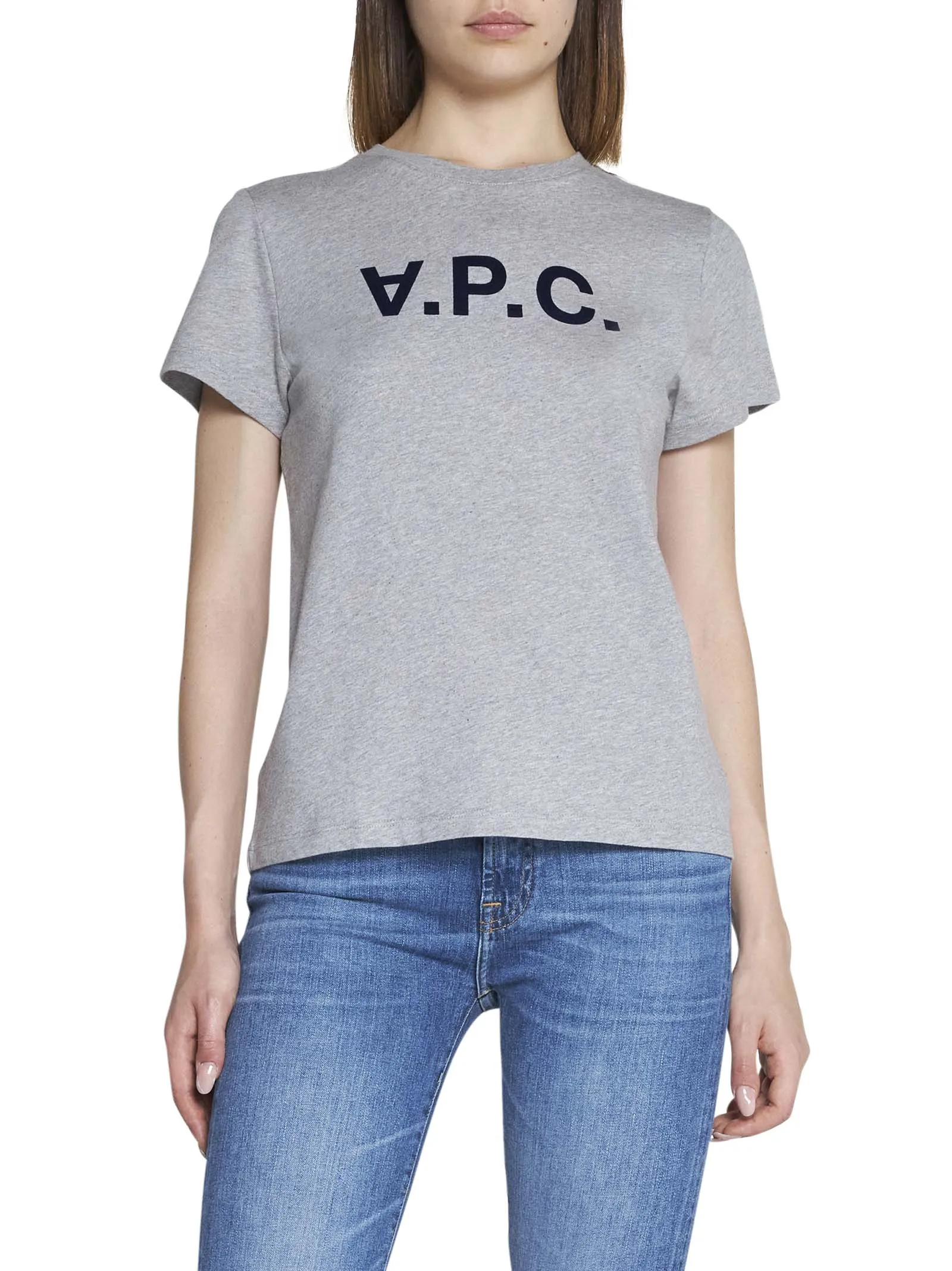 A.P.C. Logo Printed Crewneck T-Shirt