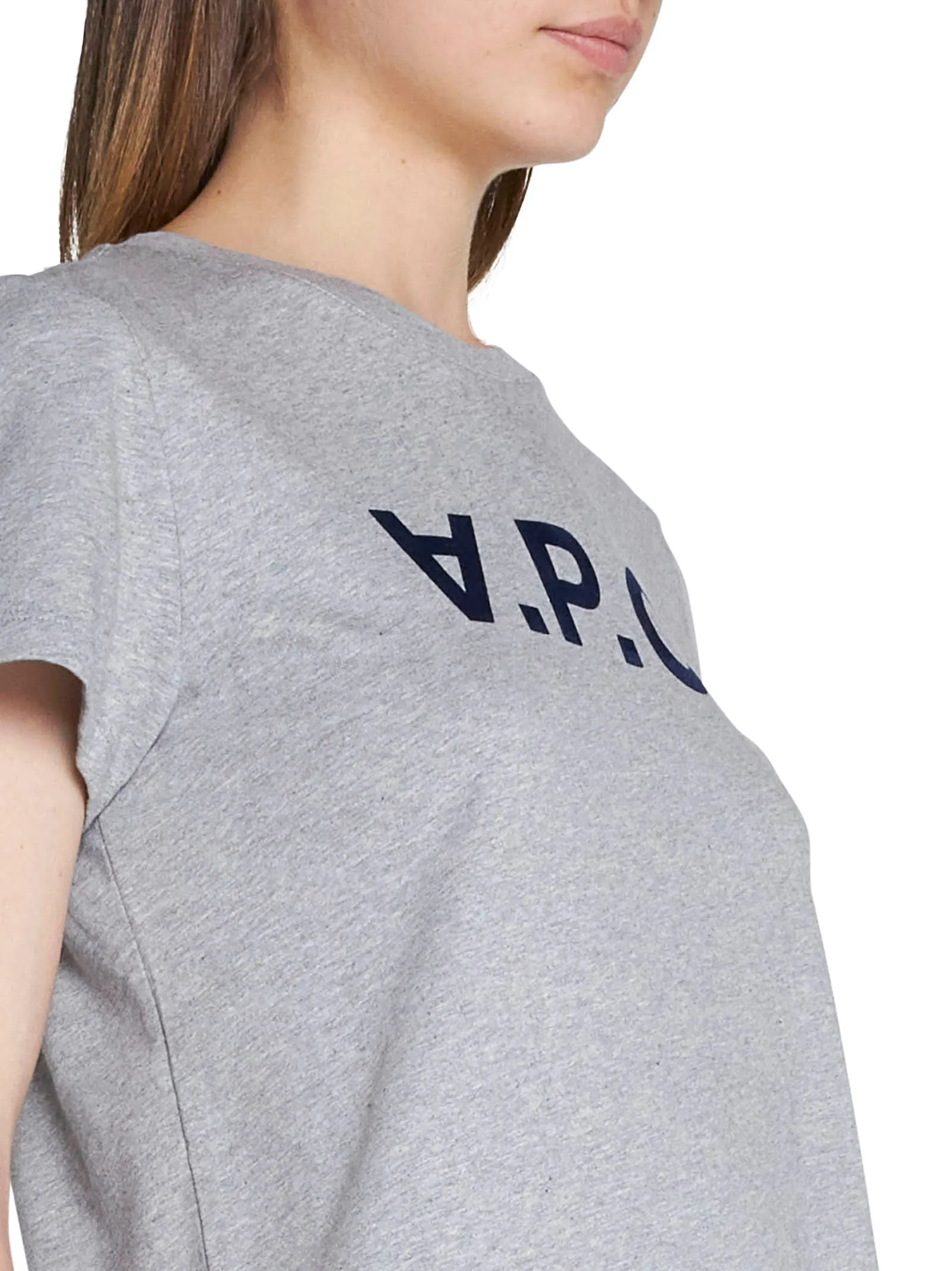 A.P.C. Logo Printed Crewneck T-Shirt