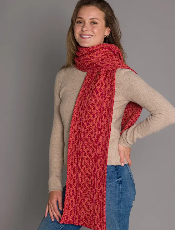 A‎ran Plate‎d Scarf