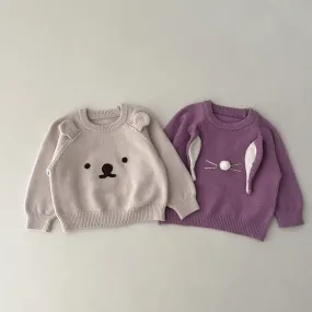 Baby Kid Girls Cartoon Sweaters Wholesale 23113031