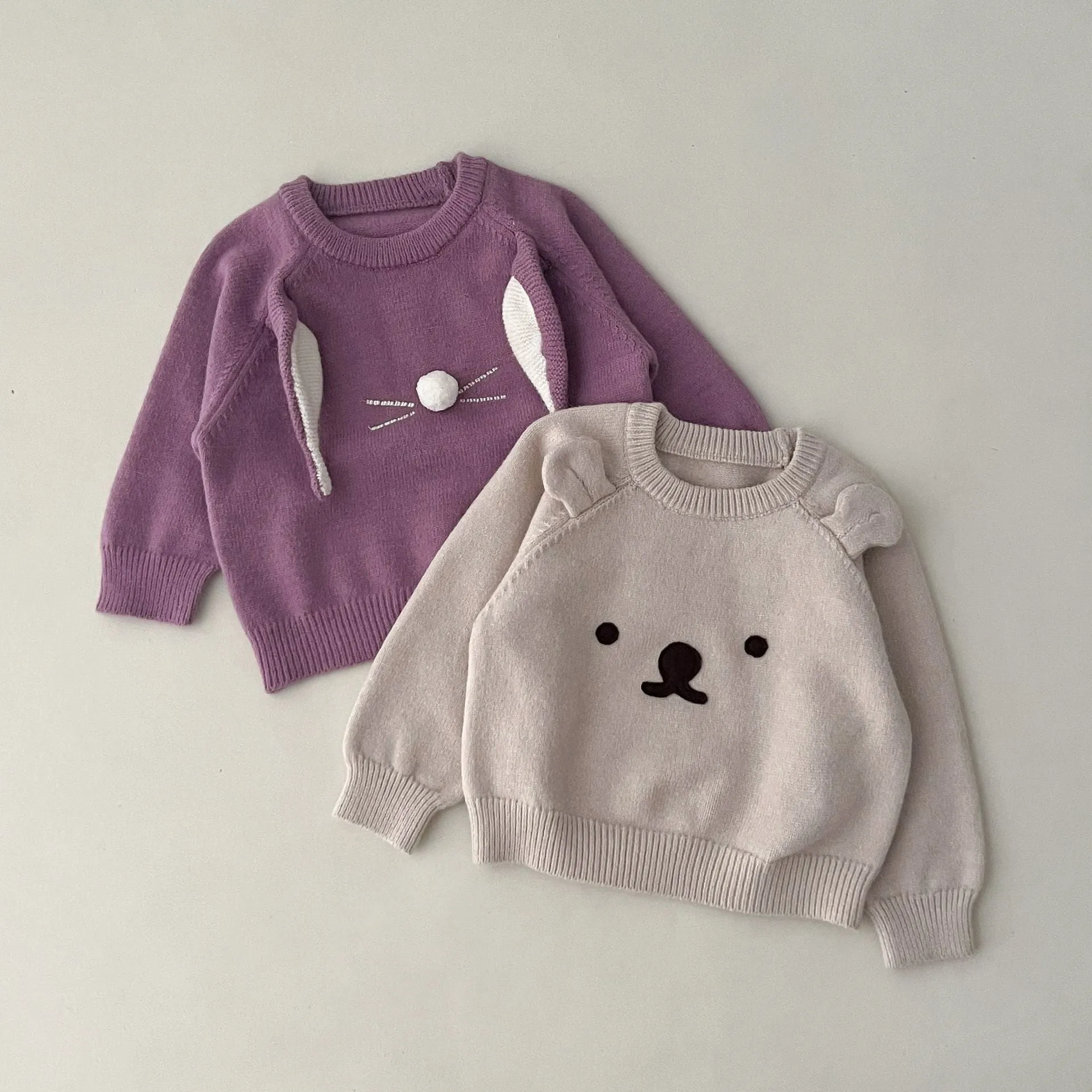 Baby Kid Girls Cartoon Sweaters Wholesale 23113031