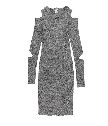 Bar Iii Womens Cutout Sweater Bodycon Dress