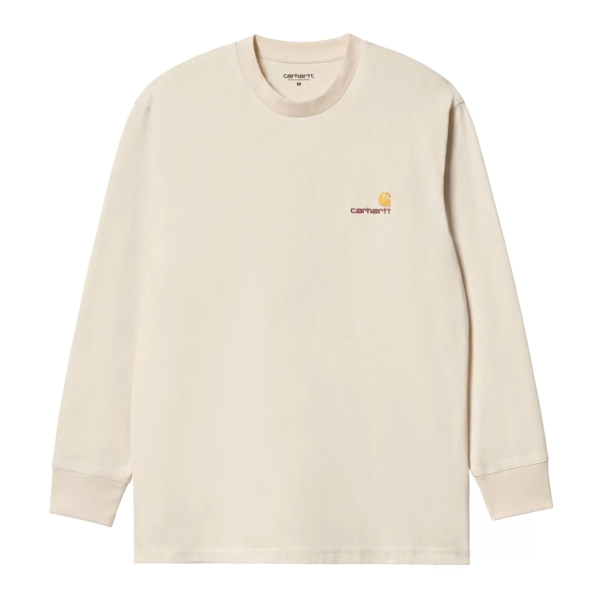 Carhartt WIP American Script T-Shirt L/S - Natural