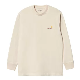 Carhartt WIP American Script T-Shirt L/S - Natural