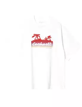 Carhartt WIP Womens S/S Palm Script T-Shirt White