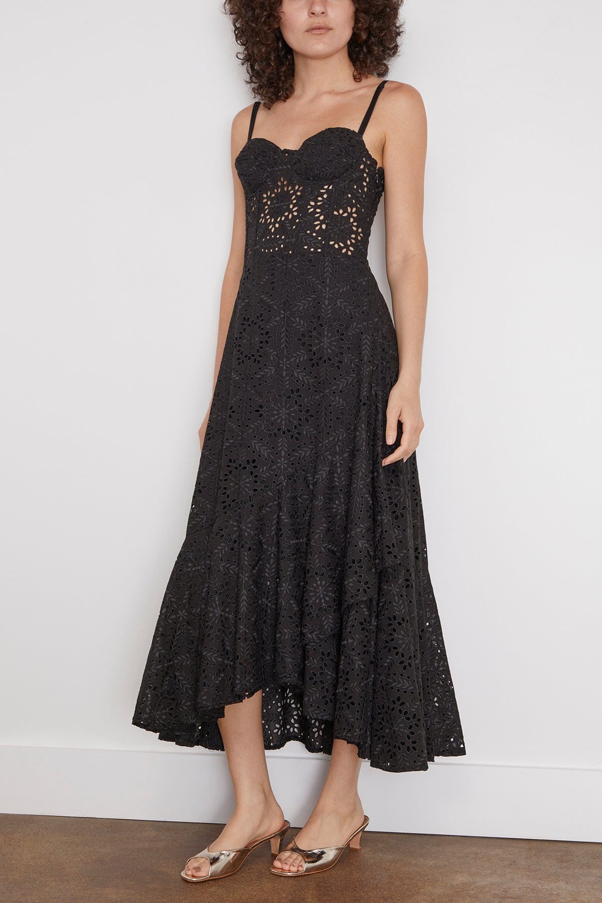 Castille Dress in Noir