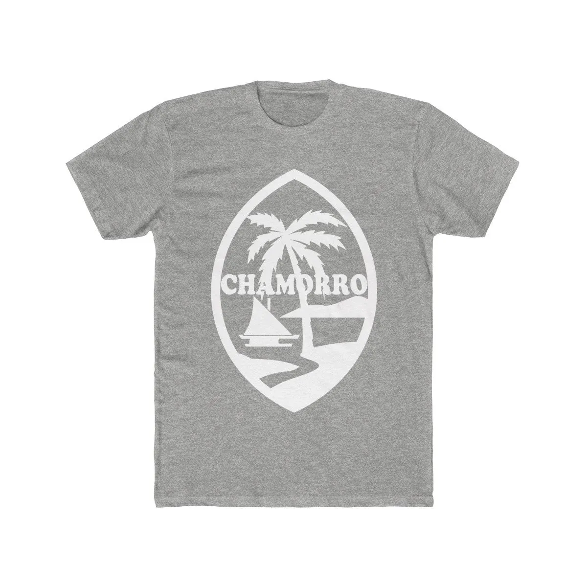 Chamorro Palm Men's Cotton Crew Tee