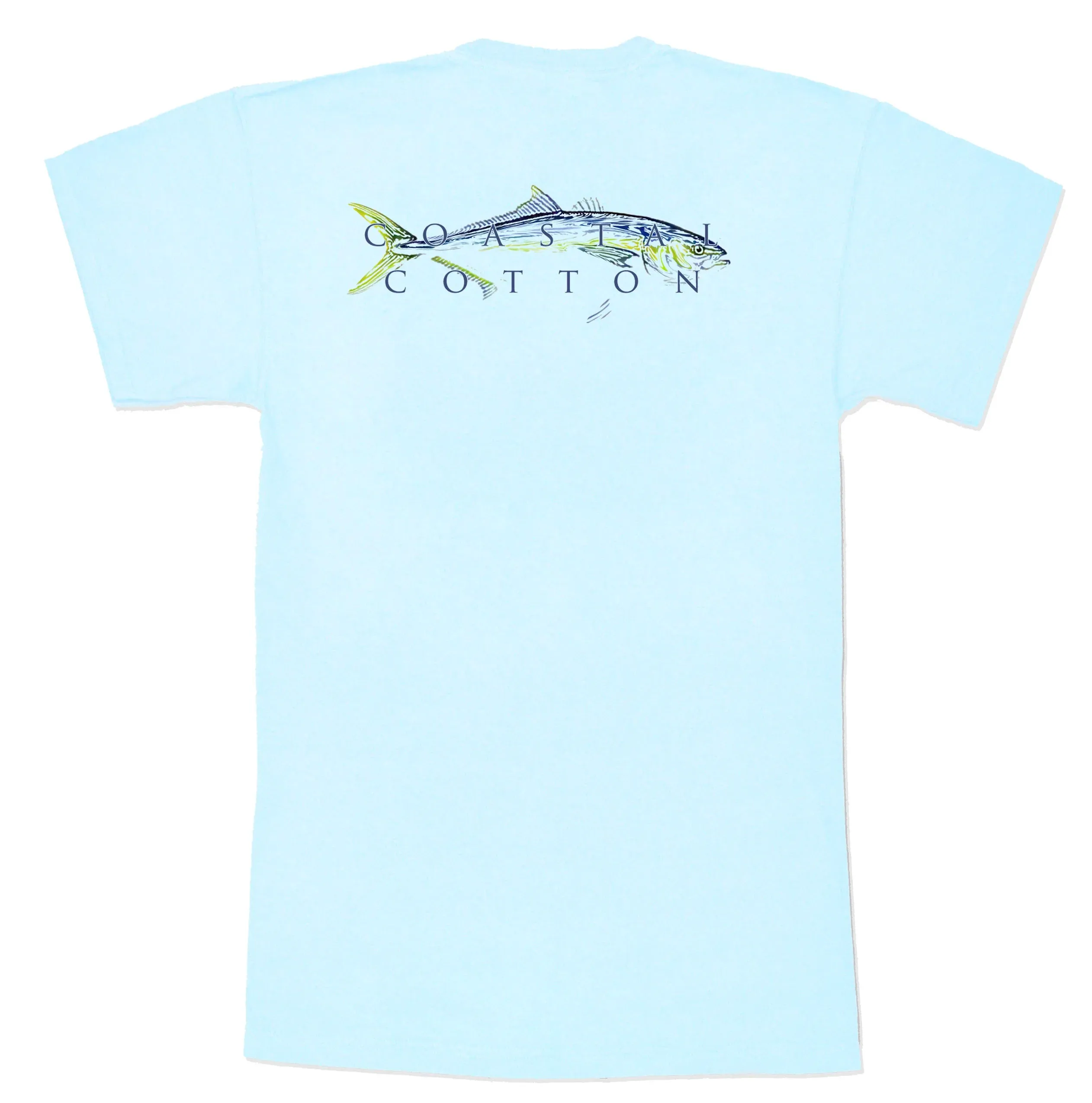 Coastal Cotton Sky Blue Amber Jack SS Tee