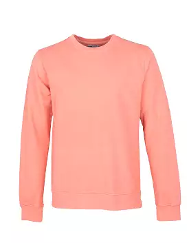 Colorful Standard Crew Sweat bright coral