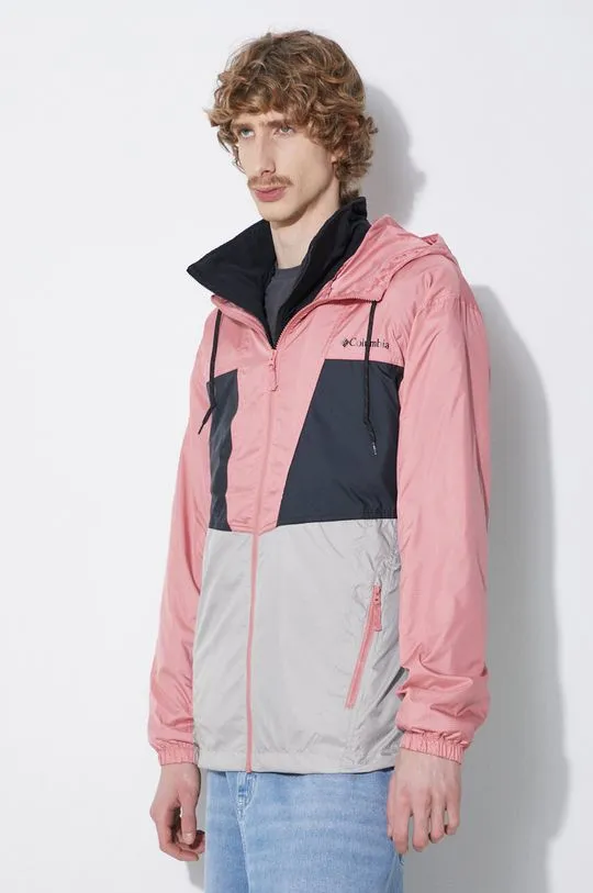 Columbia jacket men's pink color