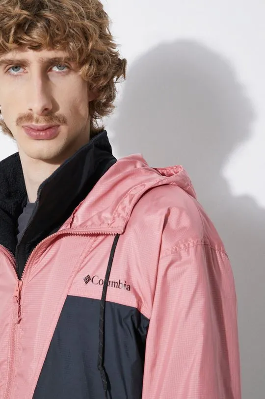 Columbia jacket men's pink color