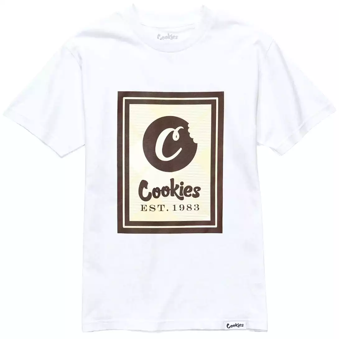 Cookies Park Ave SS Tee (White/Natural) CM233TSP09