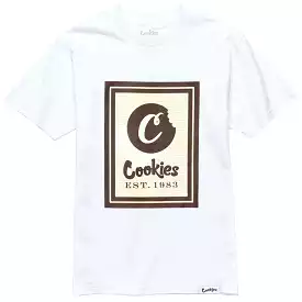 Cookies Park Ave SS Tee (White/Natural) CM233TSP09