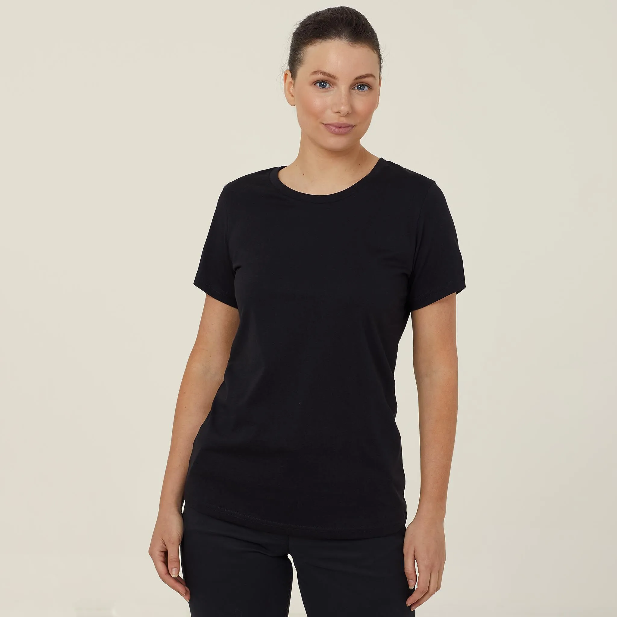 Cotton Jersey Short Sleeve Crew Neck Tee