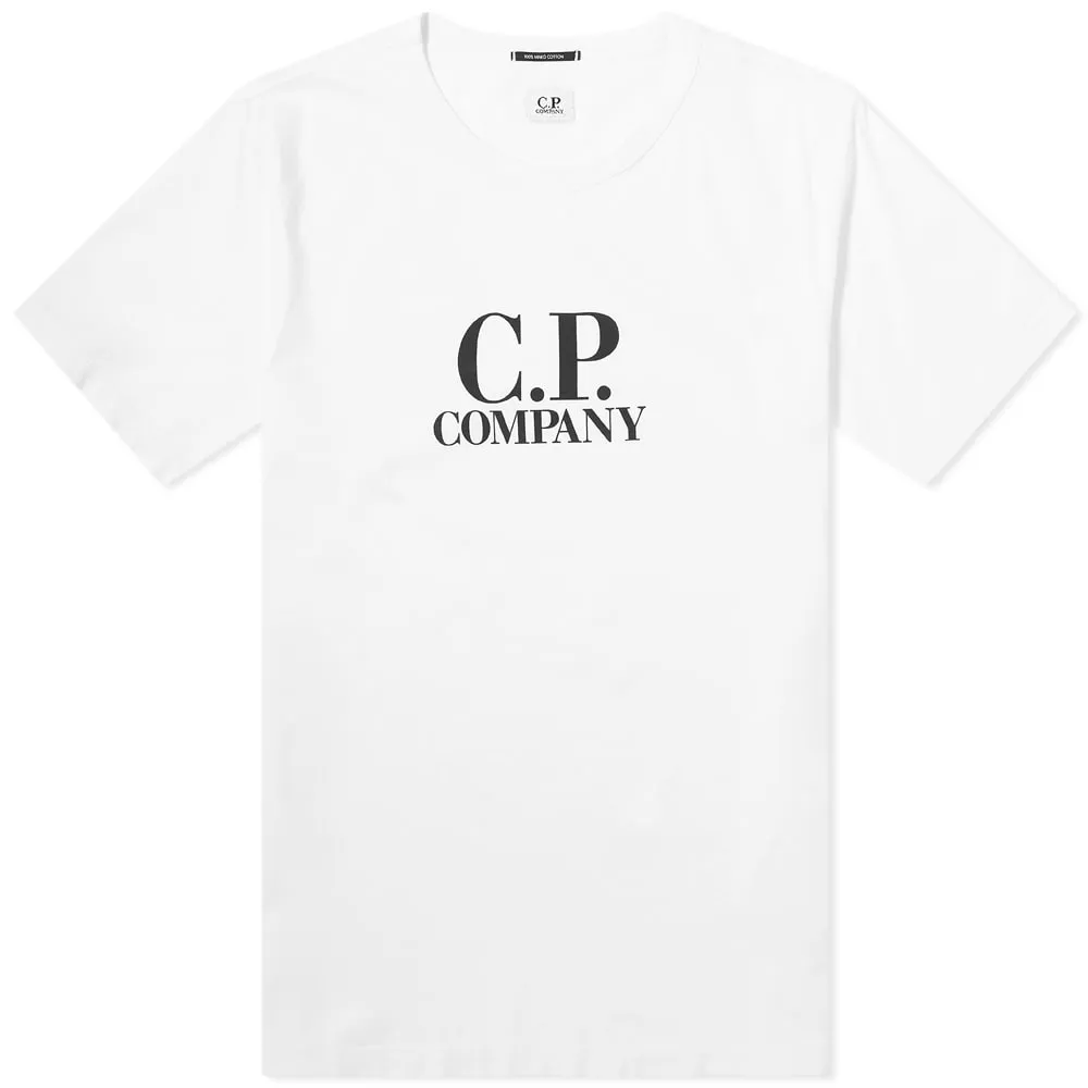 C.P. Company Big Logo T-ShirtGauze White