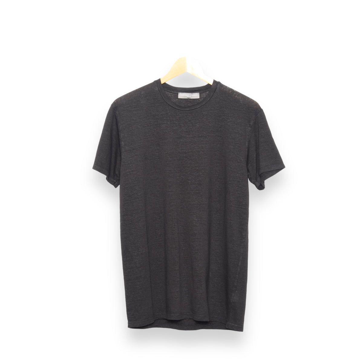 Daniele Fiesoli Linen Tee DF 7060 13 nero