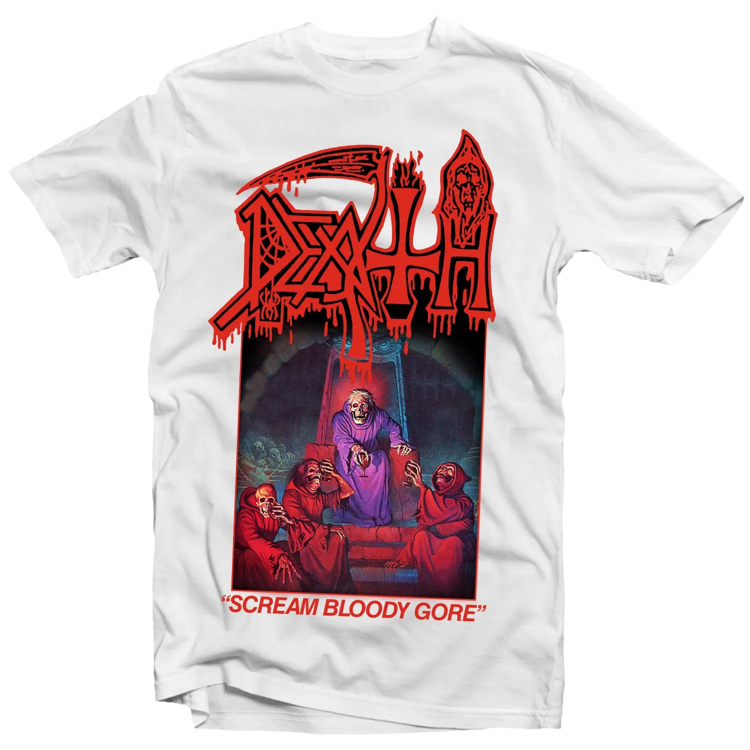 Death Scream Bloody White T