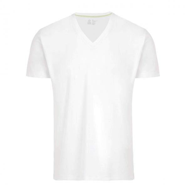 DEEP V-NECK UNDERSHIRT - WHITE