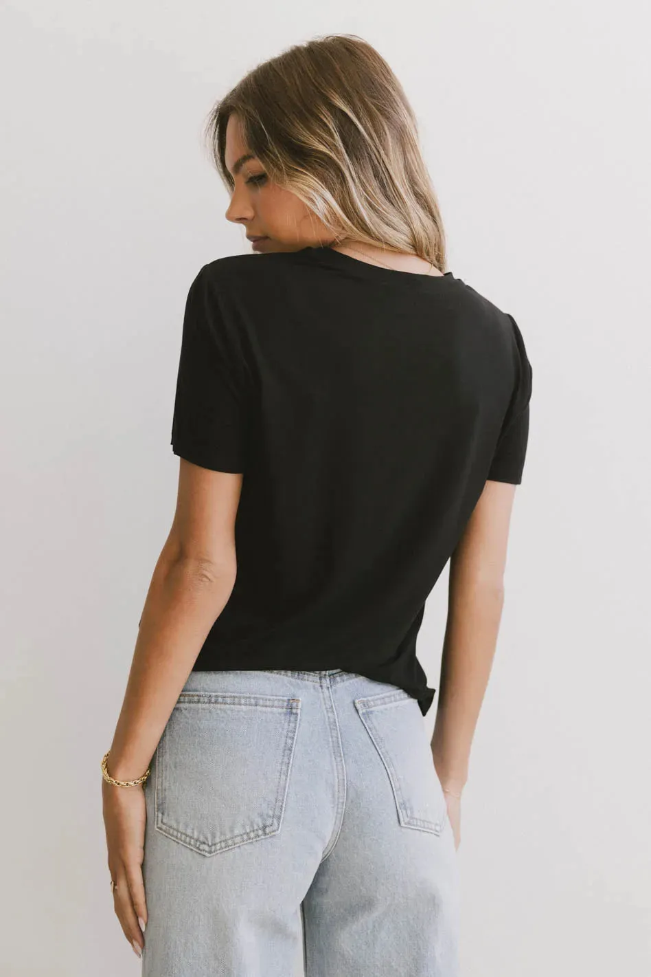 Dia Basic Tee in Black