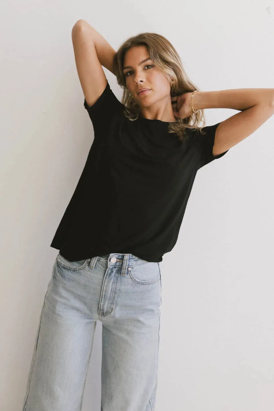 Dia Basic Tee in Black