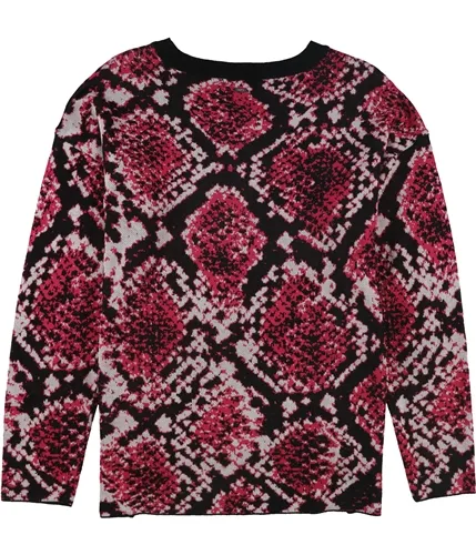 Dkny Womens Snake Print Pullover Sweater