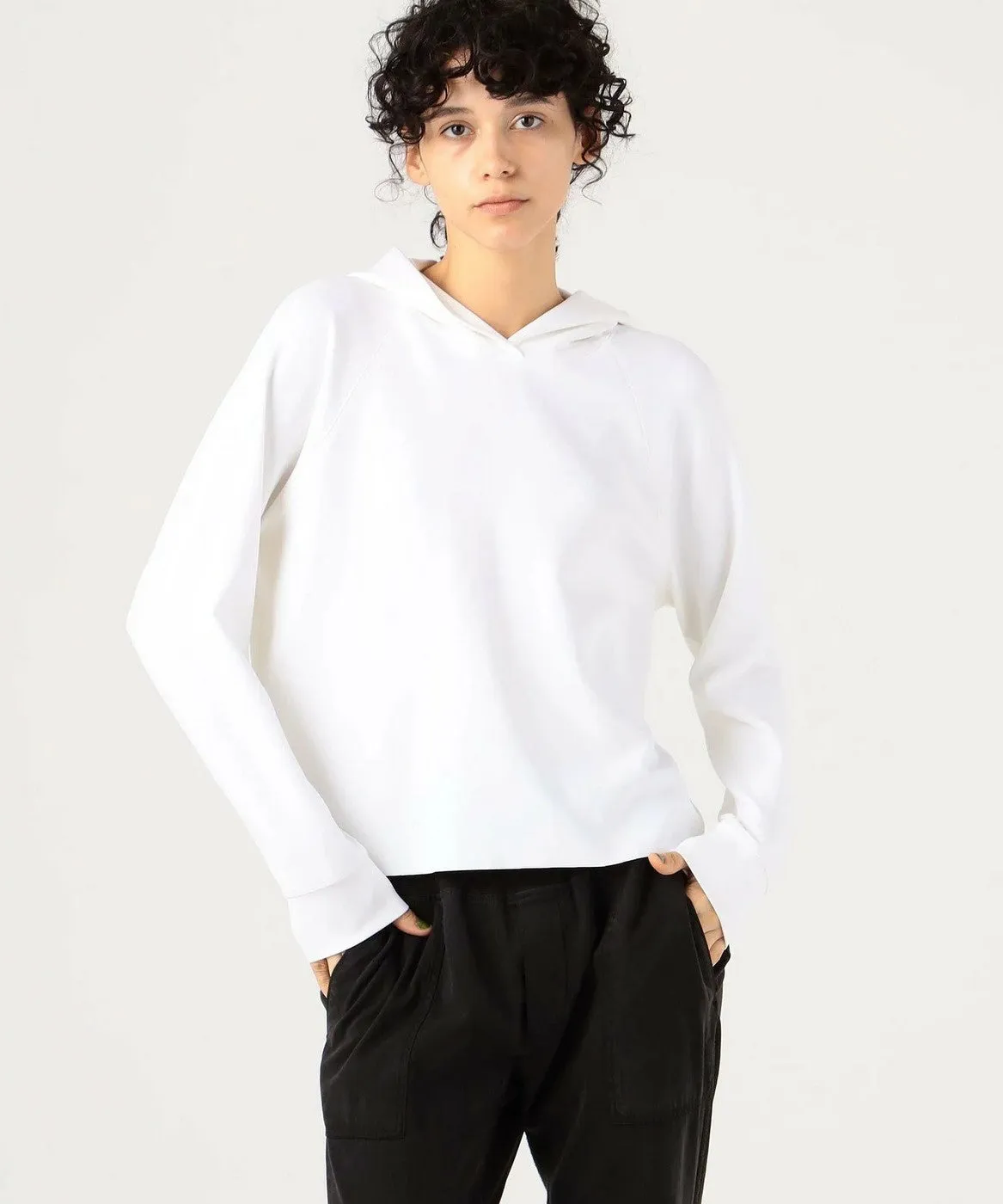 Double Knit Hoody-White