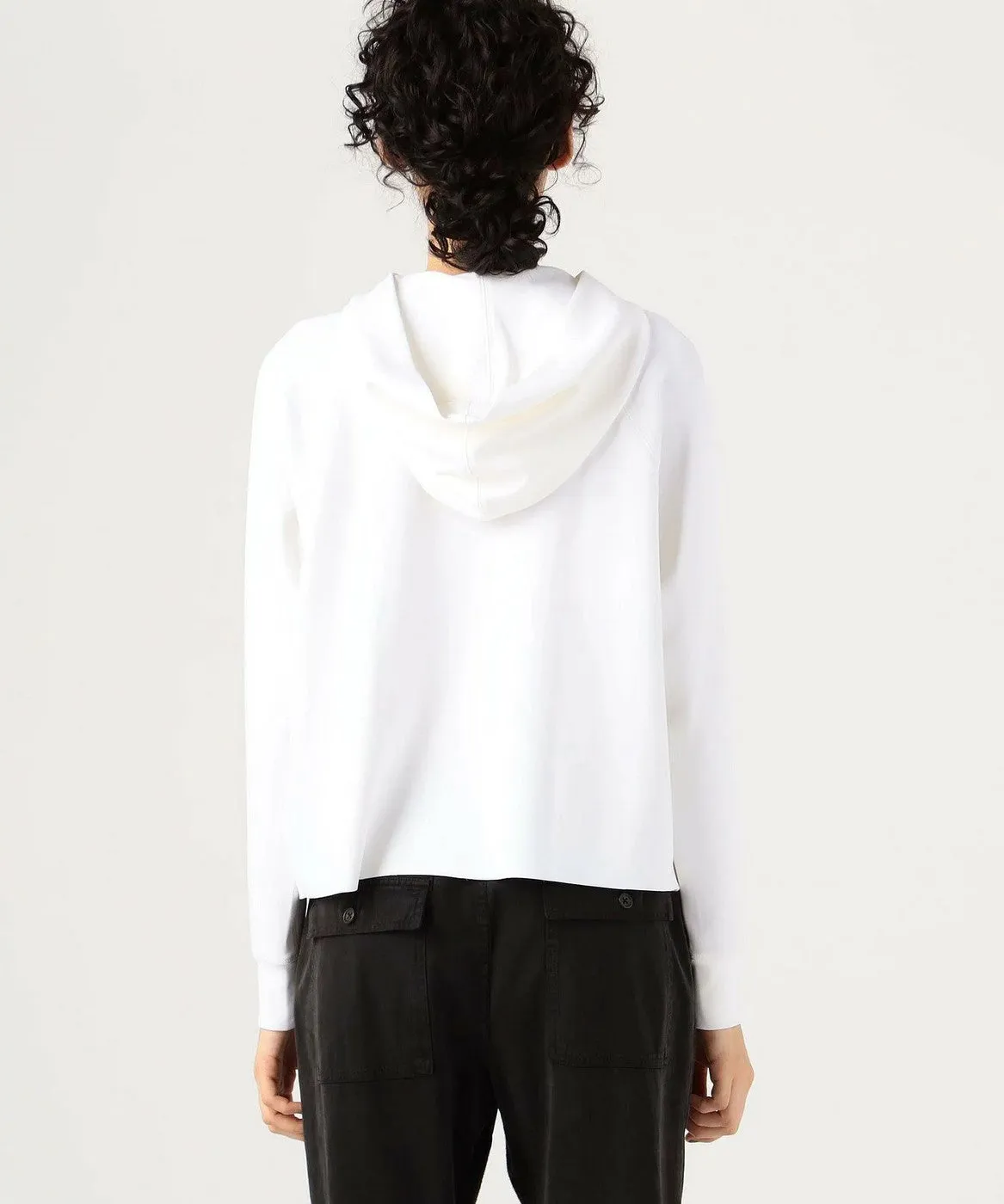 Double Knit Hoody-White