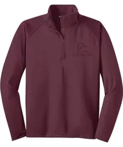 Ducks Unlimited Men's 1/4 Zip Knit Jacket