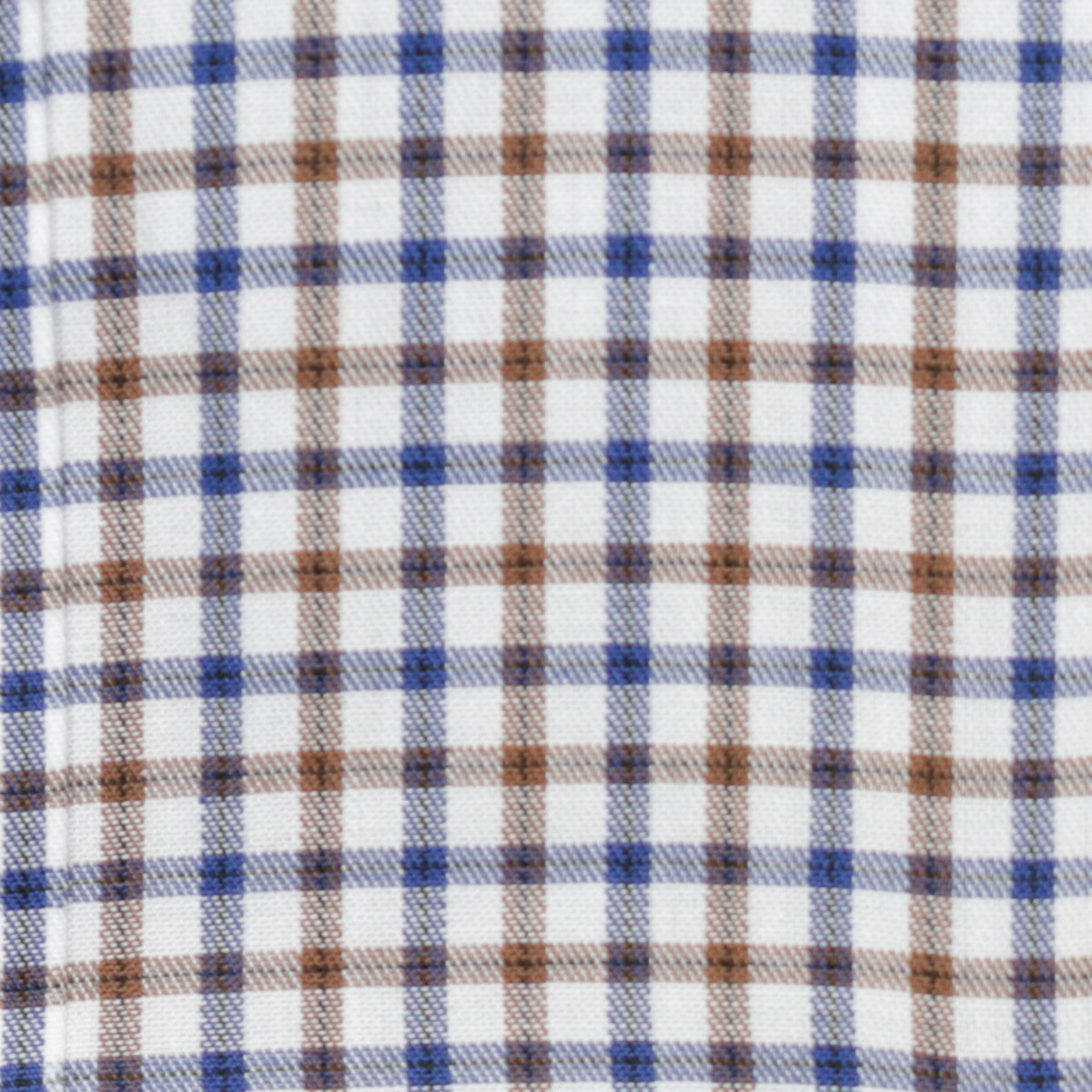 El Paso Plaids :: Navy & Brown Tattersall