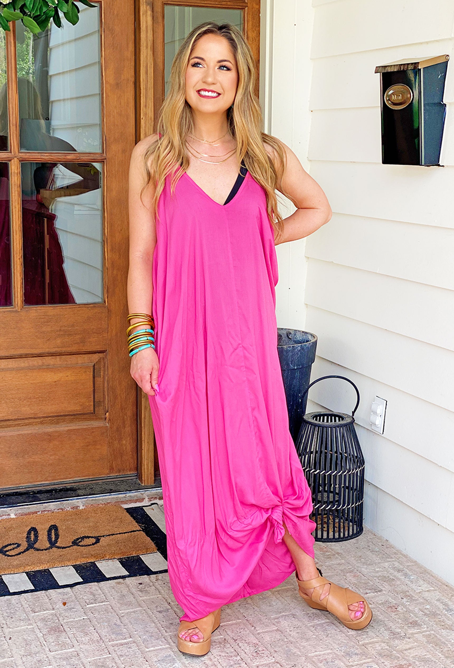 Elan Summer Lover Maxi Dress in Pink