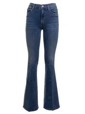 Frame High-Waist Flared Jeans