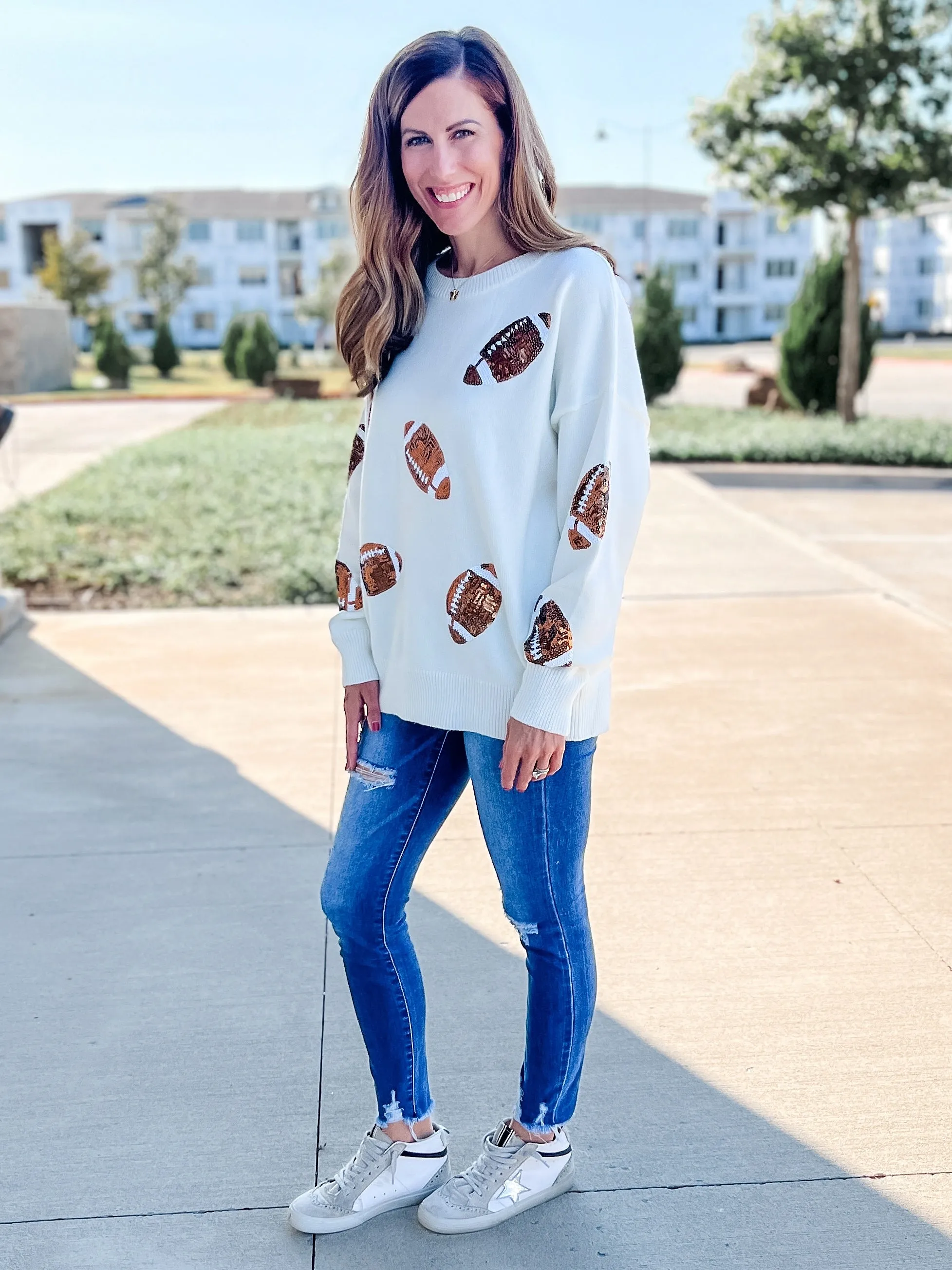 Game Day Sequin Sweater