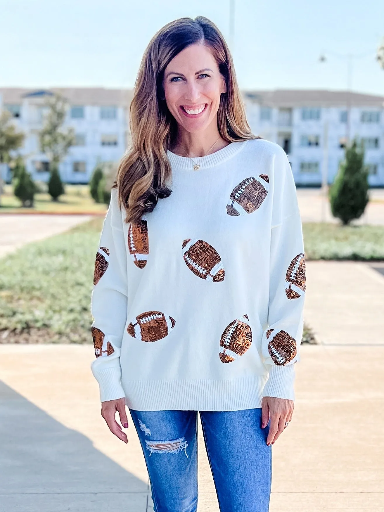 Game Day Sequin Sweater