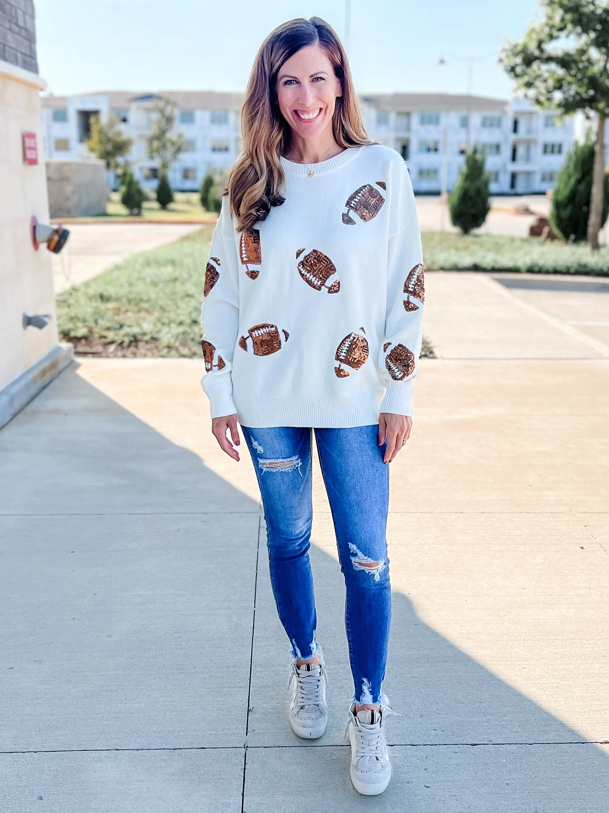 Game Day Sequin Sweater