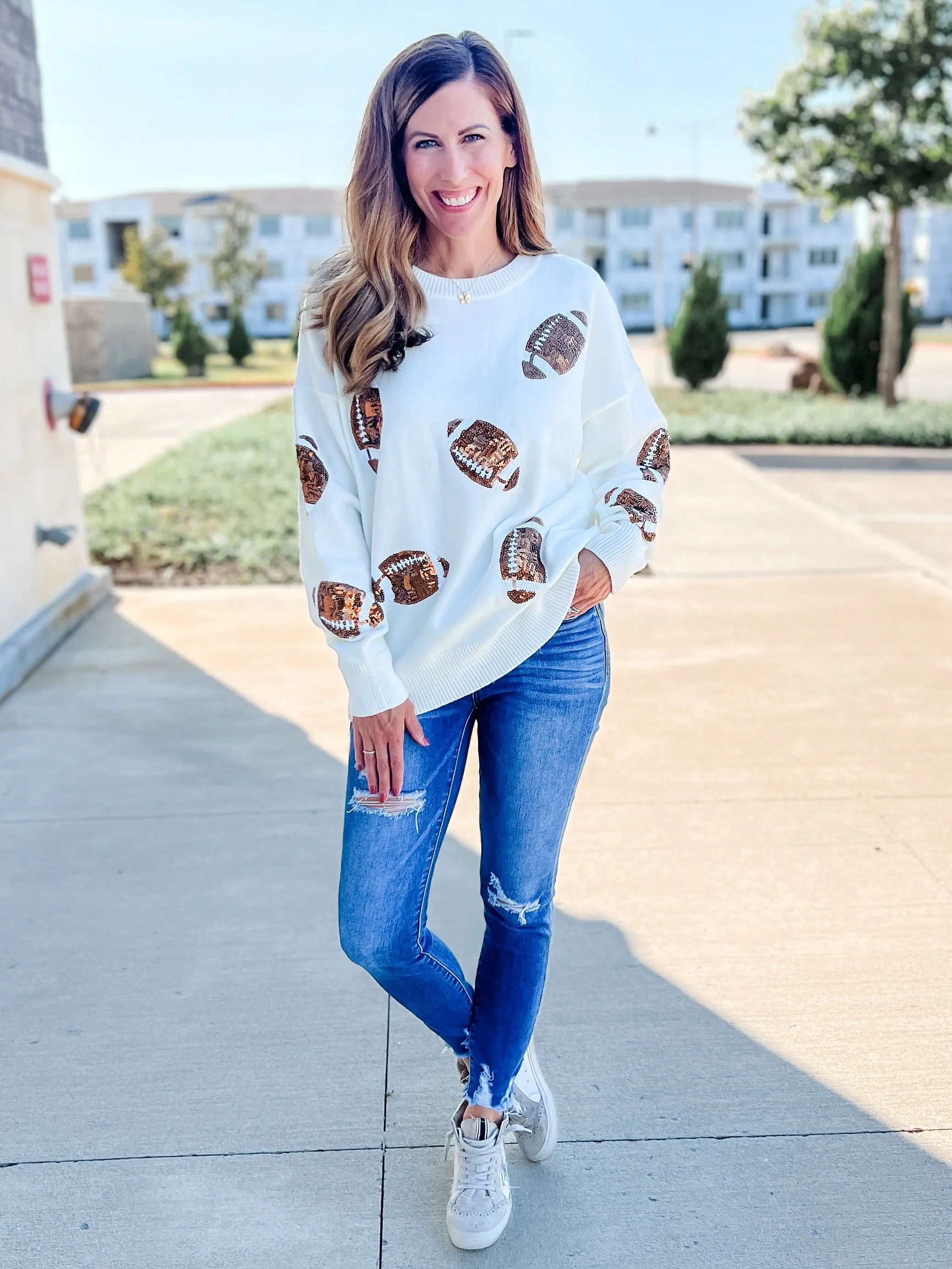 Game Day Sequin Sweater