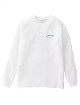 Gramicci Mountaineering L/S T-Shirt White / Blue