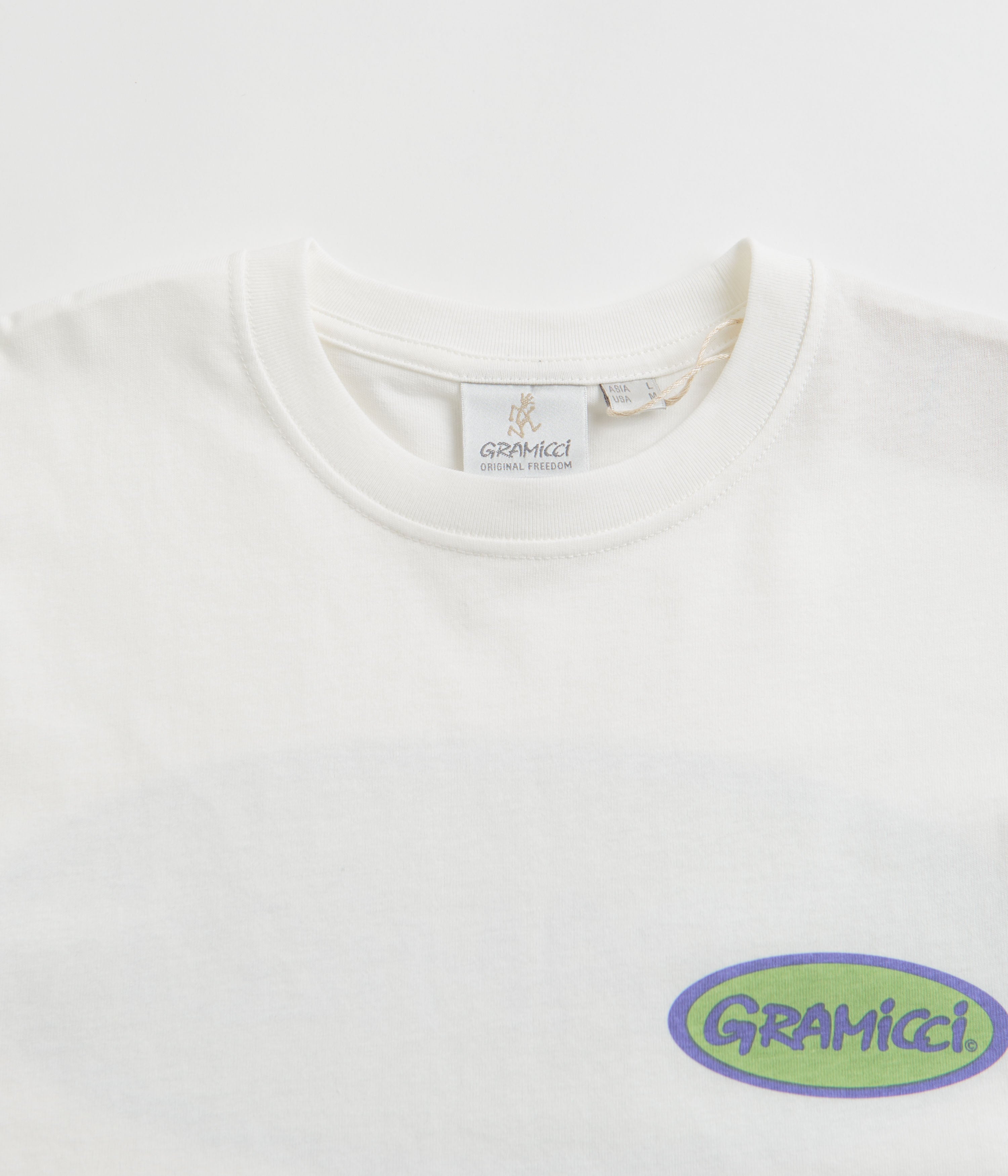 Gramicci Oval T-Shirt - White / Green