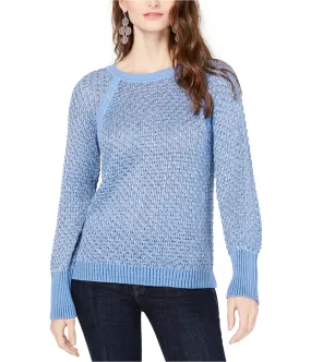 I-N-C Womens Metallic Pullover Sweater, TW2