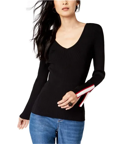 I-N-C Womens Split-Sleeve Pullover Sweater