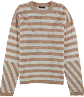 Joseph Womens Striped Pullover Sweater