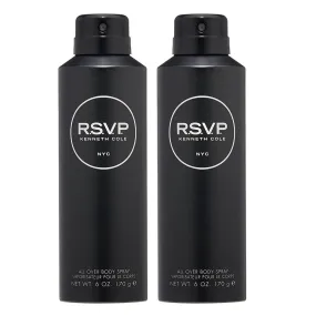 Kenneth Cole R.S.V.P. Body Spray 6 oz 2-PACK