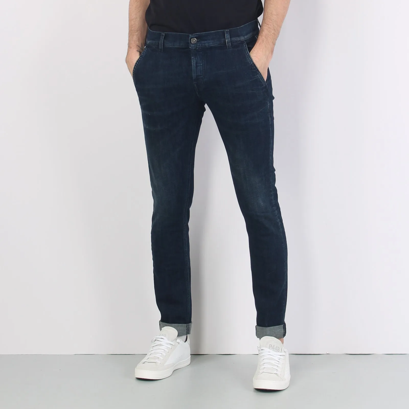 Konor Jeans Chino Denim Scuro