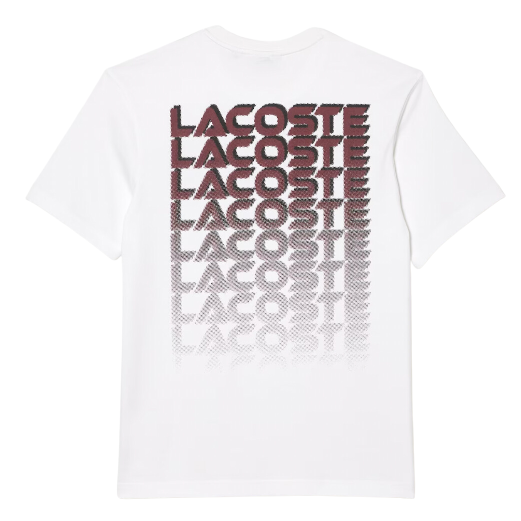 Lacoste Unisex Printed Heavy Cotton Jersey T-Shirt (White)